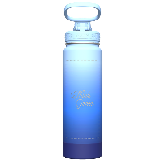 Actives Ombre Water Bottle With Spout Lid - customized