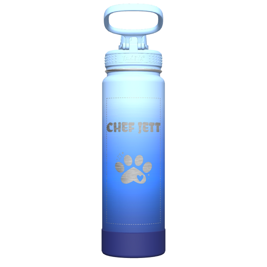 Actives Ombre Water Bottle With Spout Lid - customized