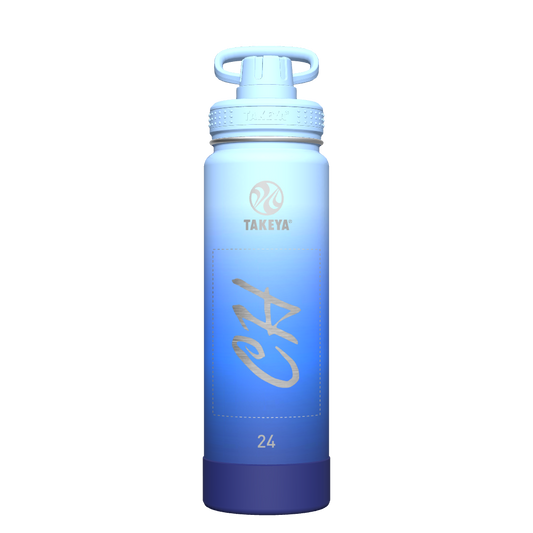 Actives Ombre Water Bottle With Spout Lid - customized
