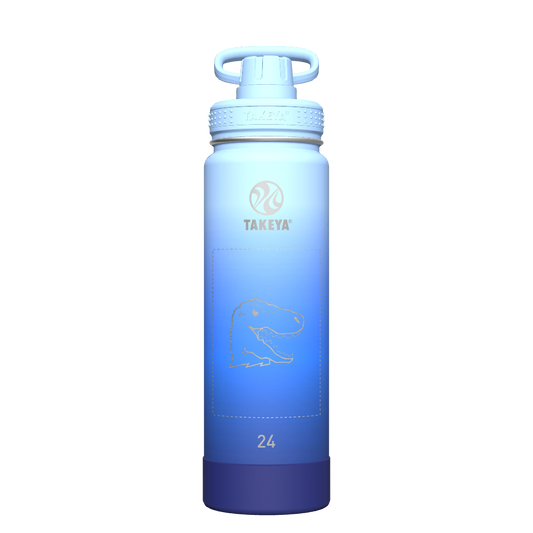 Actives Ombre Water Bottle With Spout Lid - customized