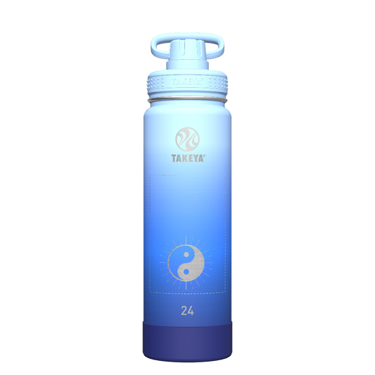 Actives Ombre Water Bottle With Spout Lid - customized