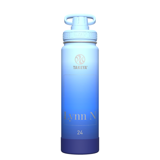 Actives Ombre Water Bottle With Spout Lid - customized