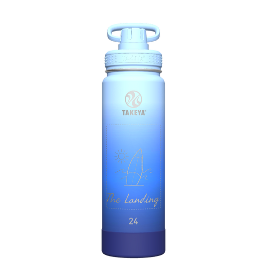 Actives Ombre Water Bottle With Spout Lid - customized