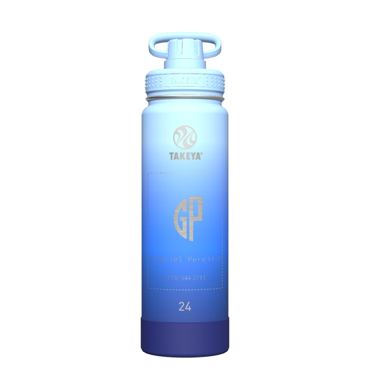 Actives Ombre Water Bottle With Spout Lid - customized