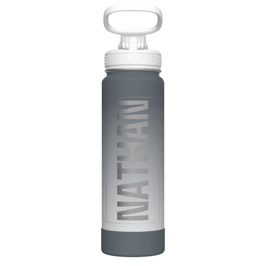 Actives Ombre Water Bottle With Spout Lid - customized