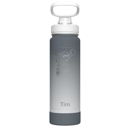 Actives Ombre Water Bottle With Spout Lid - customized