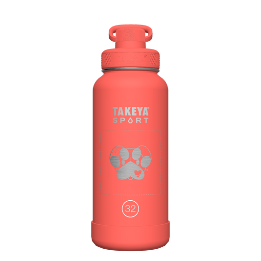 Sport Water Bottle With Spout Lid - customized
