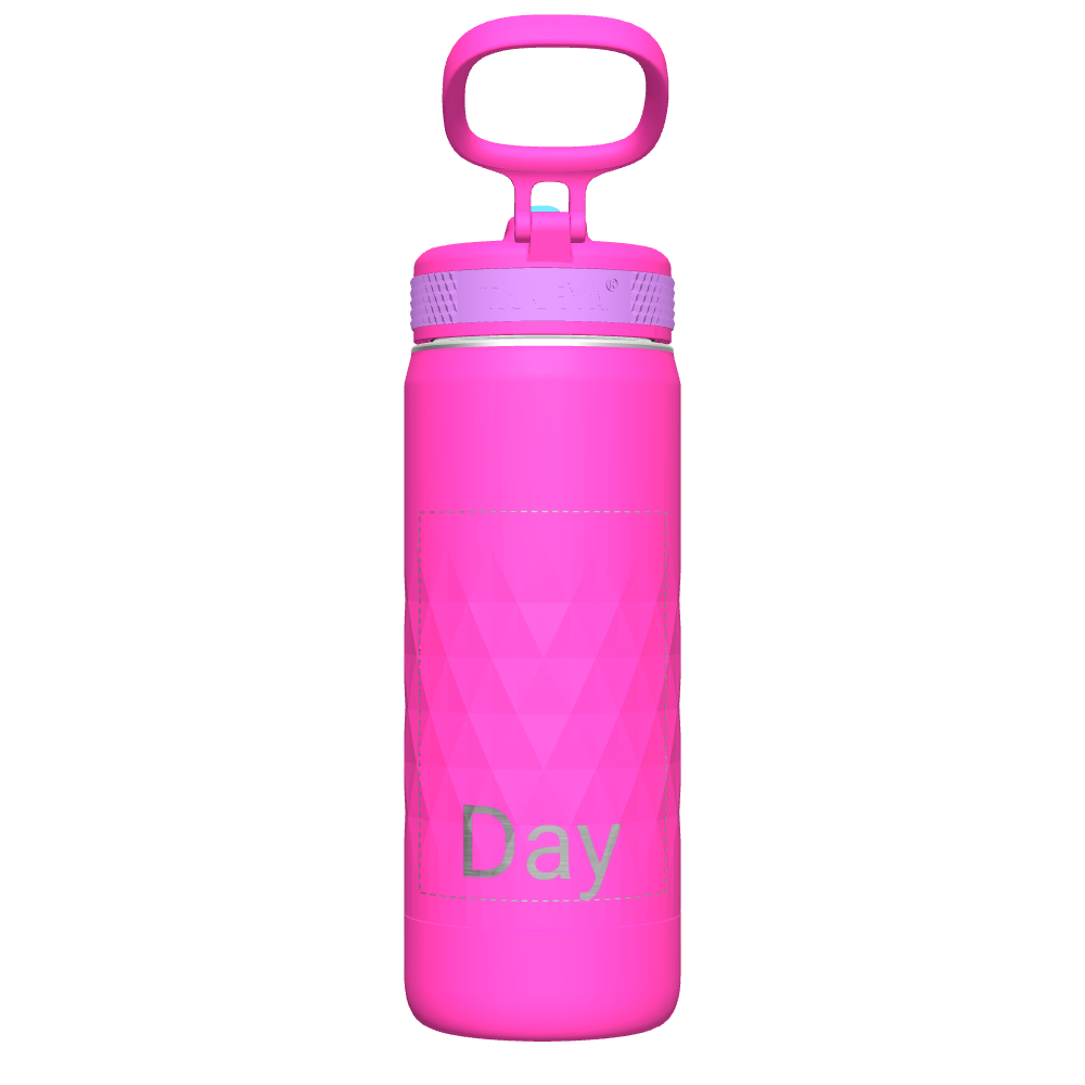 Kids Sport Water Bottle with Straw Lid - customized