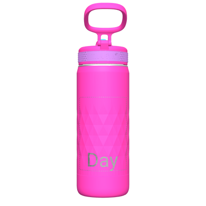 Kids Sport Water Bottle with Straw Lid - customized