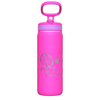 Kids Sport Water Bottle with Straw Lid - customized