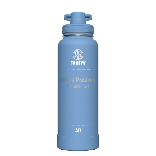 Actives Water Bottle With Spout Lid - customized