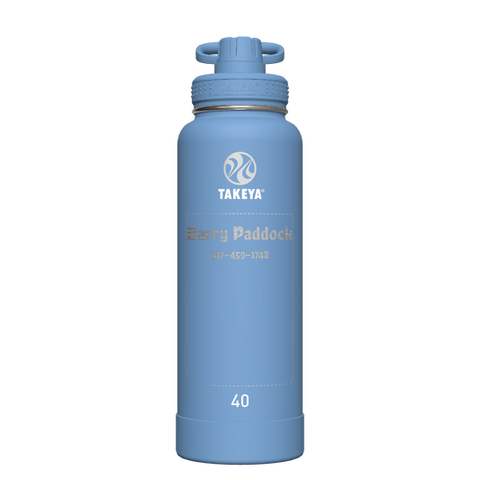Actives Water Bottle With Spout Lid - customized