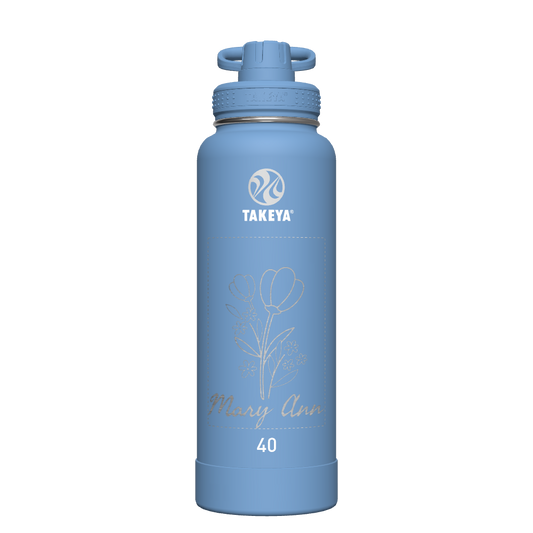 Actives Water Bottle With Spout Lid - customized