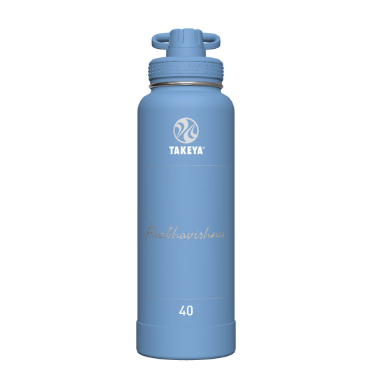 Actives Water Bottle With Spout Lid - customized
