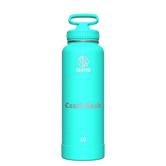 Actives Water Bottle With Straw Lid - customized