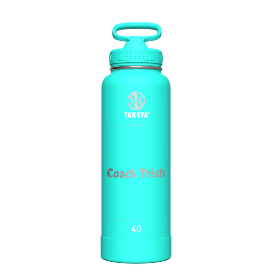 Actives Water Bottle With Straw Lid - customized