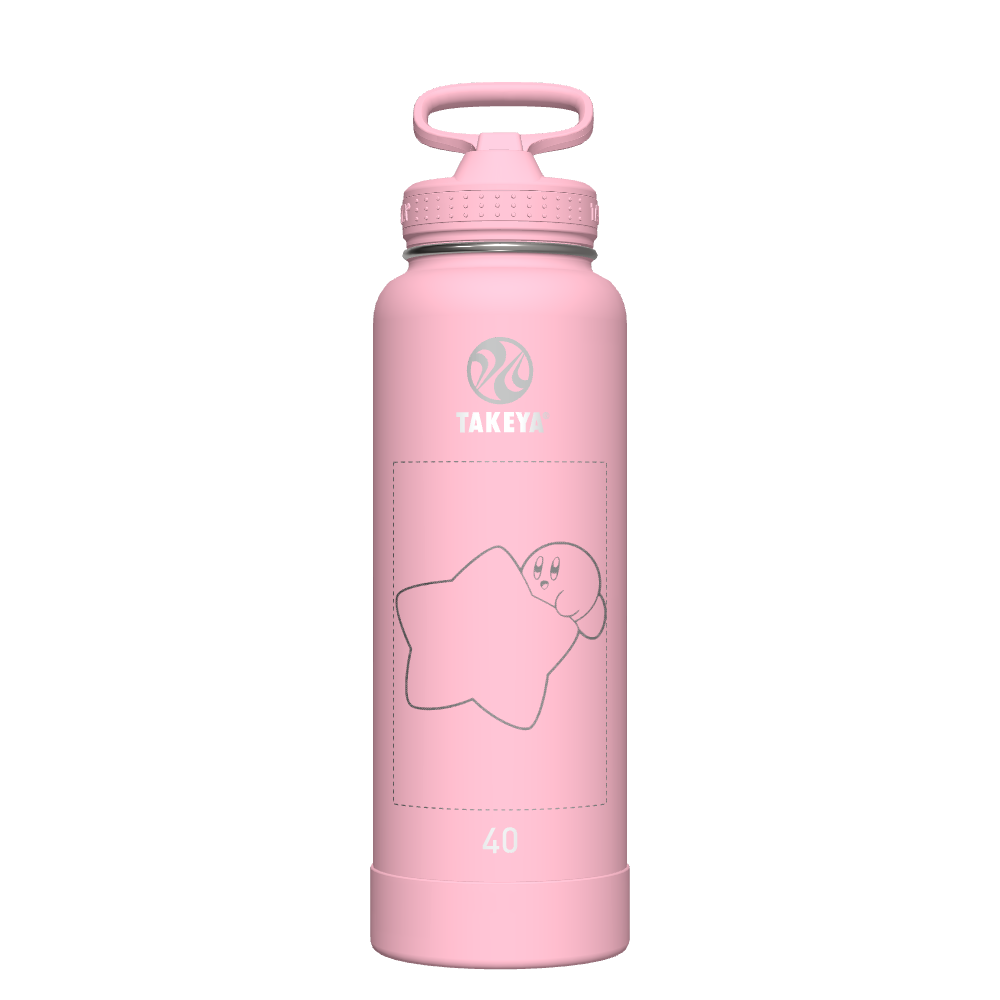 Actives Water Bottle With Straw Lid - customized