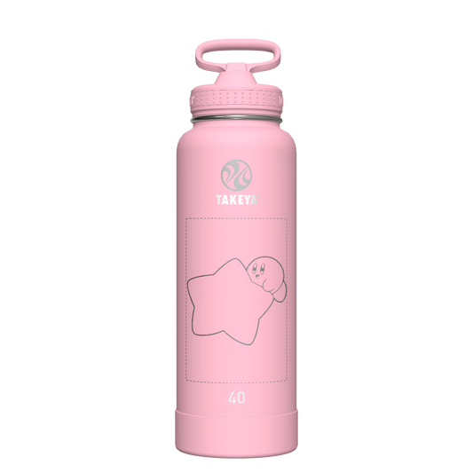 Actives Water Bottle With Straw Lid - customized