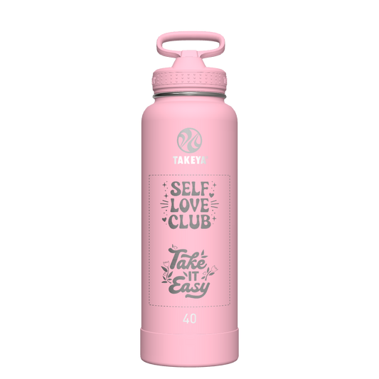 Actives Water Bottle With Straw Lid - customized