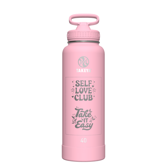 Actives Water Bottle With Straw Lid - customized