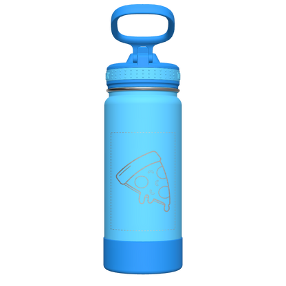 Actives Kids Water Bottle With Straw Lid - customized