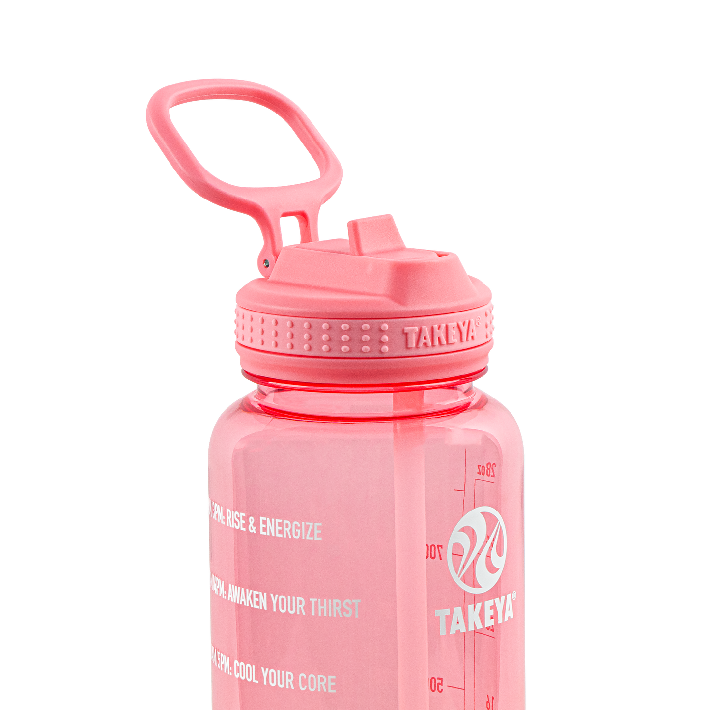 Tritan Motivational Water Bottle with Straw Lid