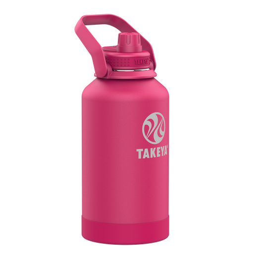 Newman Pickleball Series Water Bottle with Sport Spout Lid and Extra Large Carry Handle
