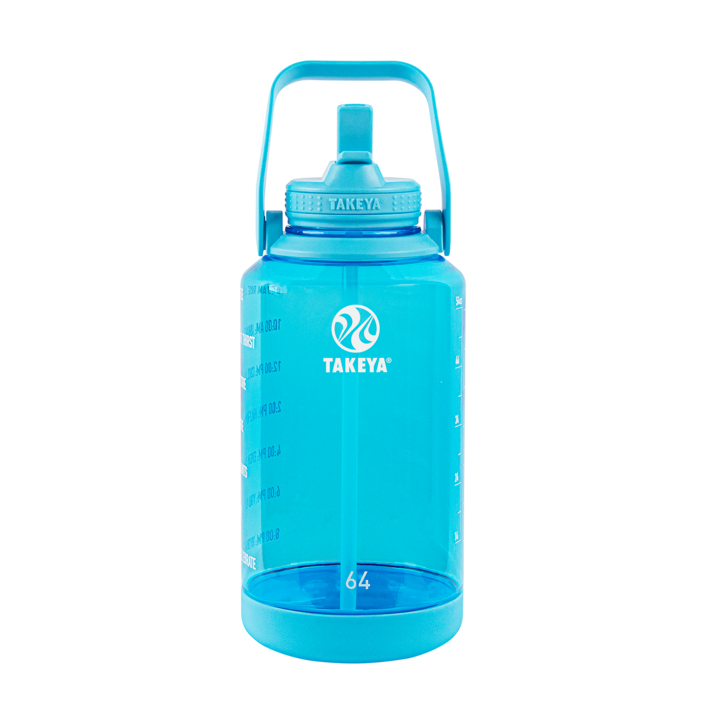 Tritan Motivational Water Bottle with Straw Lid
