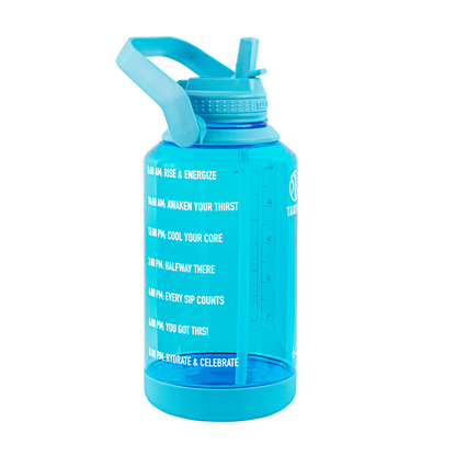 Tritan Motivational Water Bottle with Straw Lid