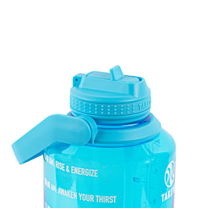 Tritan Motivational Water Bottle with Straw Lid