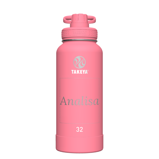 Actives Water Bottle With Spout Lid - customized