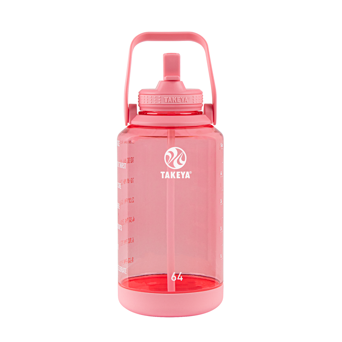 Tritan Motivational Water Bottle with Straw Lid