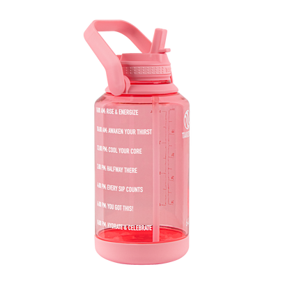 Tritan Motivational Water Bottle with Straw Lid