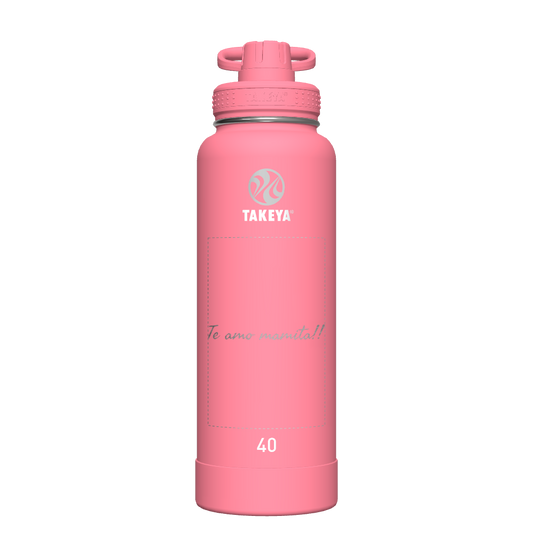 Actives Water Bottle With Spout Lid - customized