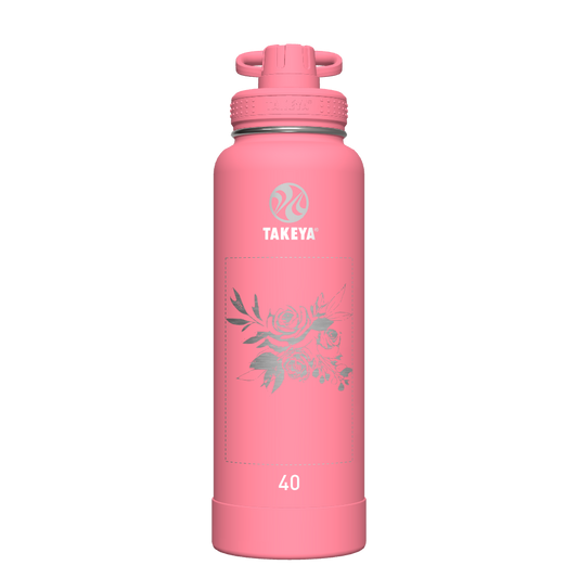 Actives Water Bottle With Spout Lid - customized
