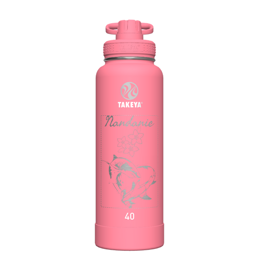 Actives Water Bottle With Spout Lid - customized