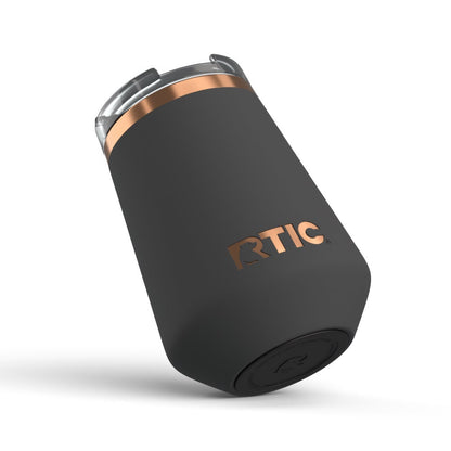 12oz Happy Hour Wine Tumbler, Light Black Image