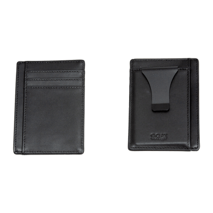 G.O.A.T Wallet: Leather Wallet with Steel Money Clip