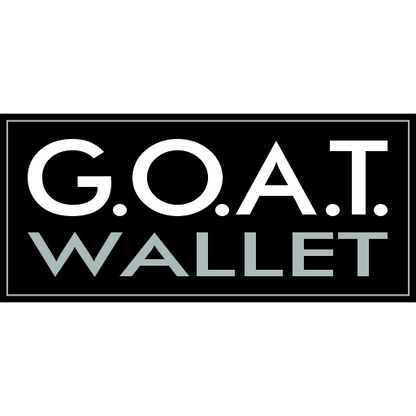 G.O.A.T Wallet: Leather Wallet with Steel Money Clip