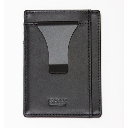 G.O.A.T Wallet: Leather Wallet with Steel Money Clip