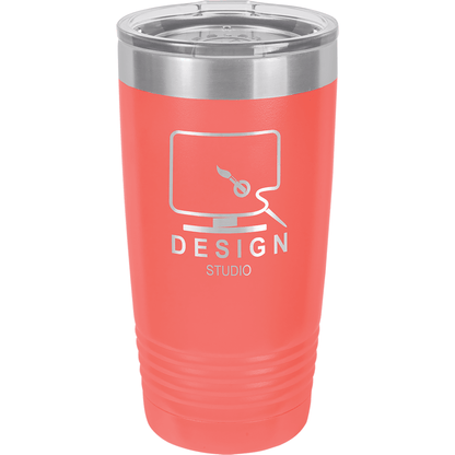 Polar Camel - Leatherette Tumbler 20 oz (Multiple Colors)