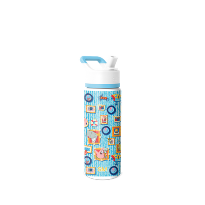 Summit Kids Water Bottle with Straw Lid