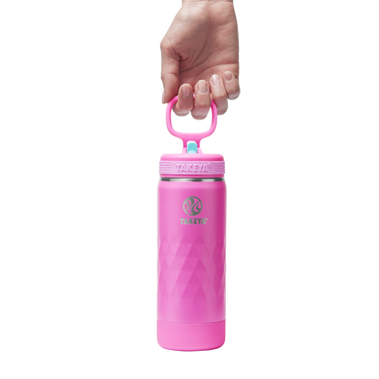 Kids Sport Water Bottle with Straw Lid