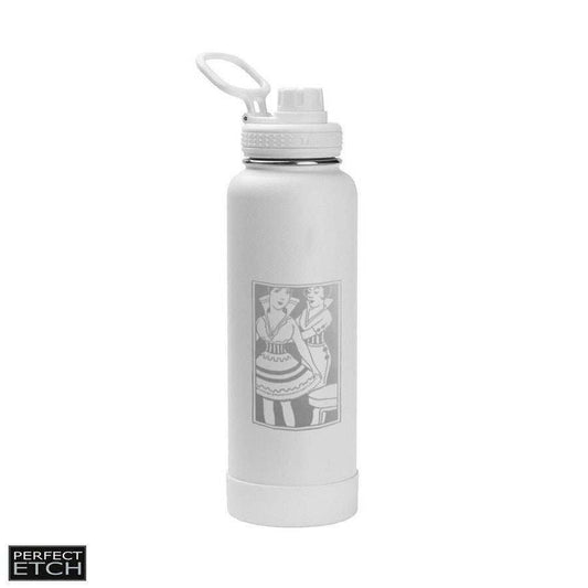 Arctic 40 oz Takeya Insulated Water Bottle with Spout Lid - Perfect Etch