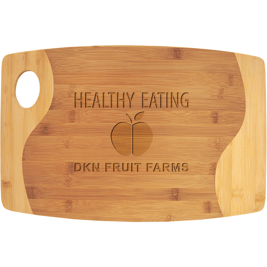 Bamboo Cutting Board with handle 11 3/4" x 17 3/4 - Perfect Etch