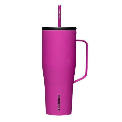 Berry Punch Corkcicle 30oz XL Insulated Tumbler with Handle - Ultimate On-the-Go Sipping Companion - Perfect Etch
