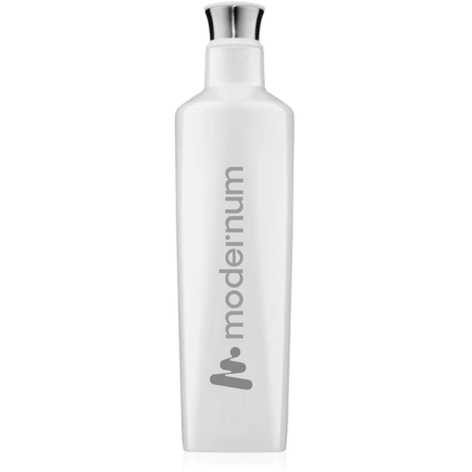 Brumate 25 oz Fifth Liquor Canteen - Ice White - Perfect Etch