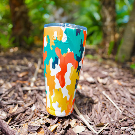 30 oz. Tumbler | Coral Camo