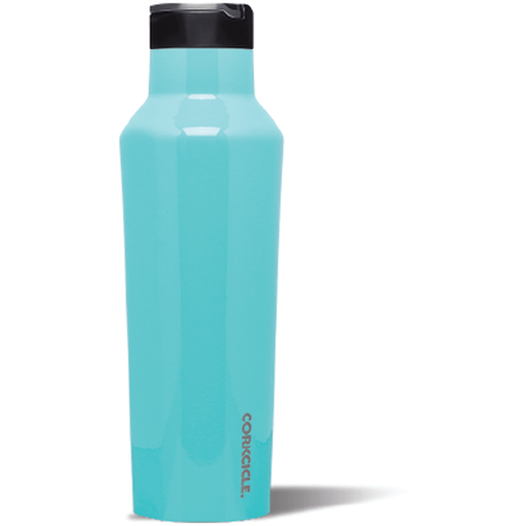 Corkcicle 20 oz Sport Canteen - Turquoise - Perfect Etch