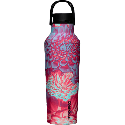 Corkcicle 20oz Series A Sport Canteen - Dopamine Floral - Ultimate Hydration Companion - Perfect Etch